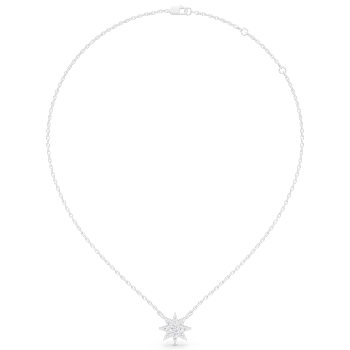 Star Lab Grown Diamond Pendant, view 6