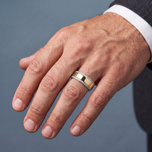 Worn on hand