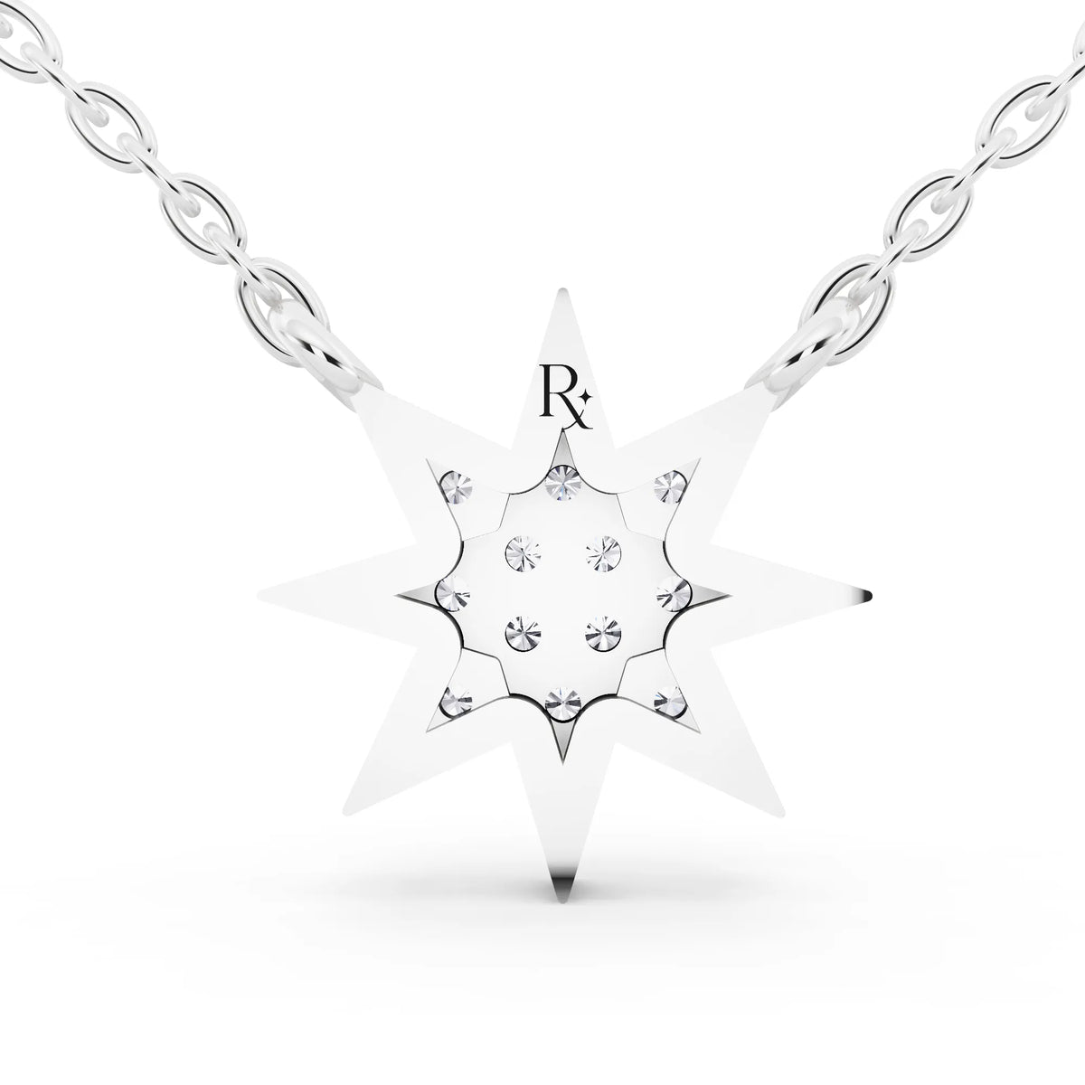 Star Lab Grown Diamond Pendant, view 5