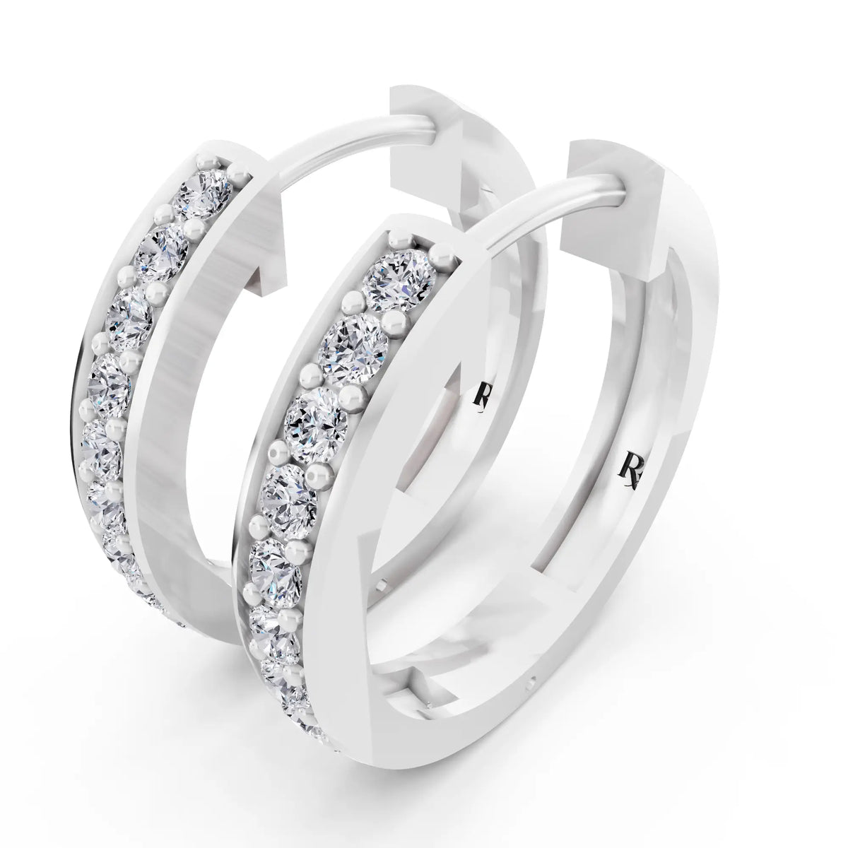 Lab Grown Diamond Climber Earrings, campaign image