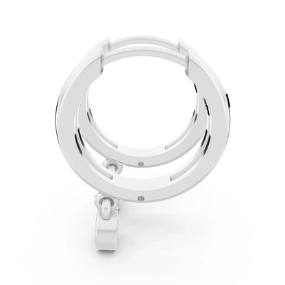 Lab Grown Diamond Charm Hoop Earrings, right side view