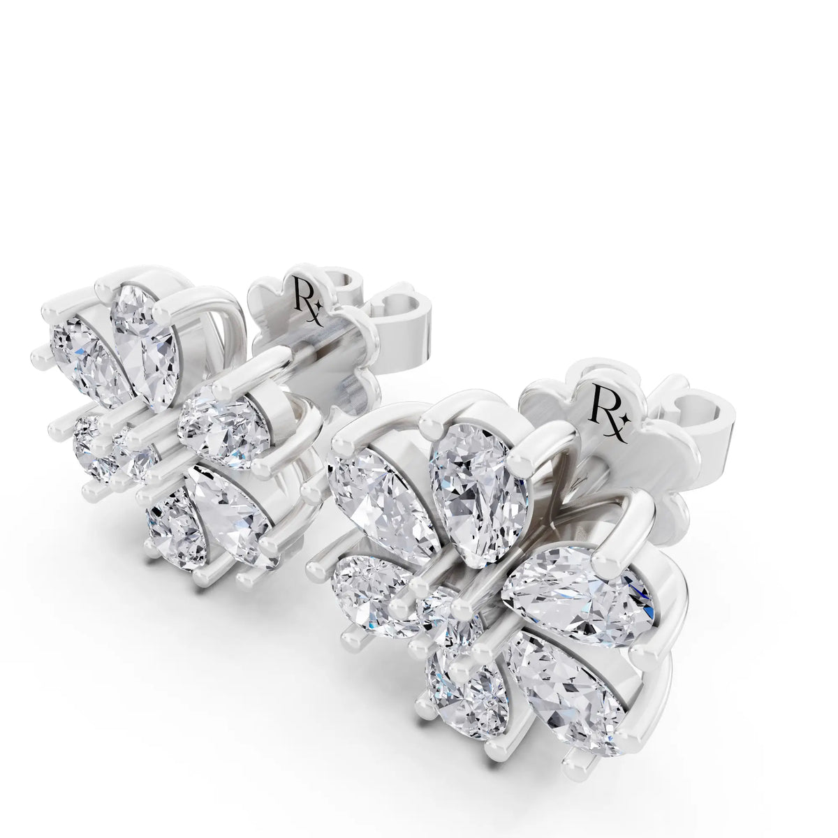 Lab Grown Diamond Drop Earrings, campaign image