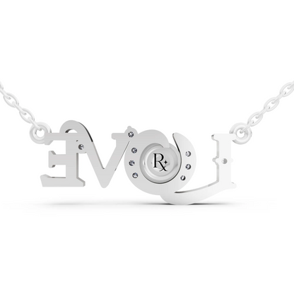 Love Evil Eye Lab Grown Diamond Pendant, view 4