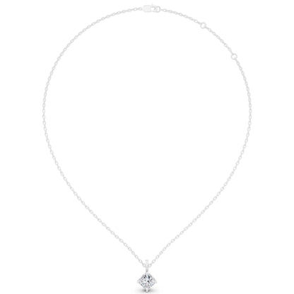 Classic Princess Lab Grown Diamond Pendant, view 4