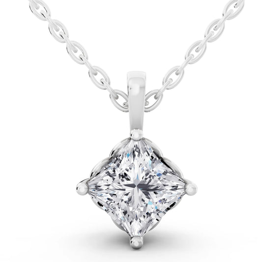 Classic Princess Lab Grown Diamond Pendant
