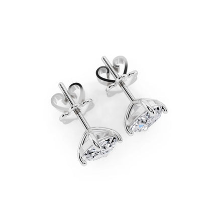 Martini Marquise Lab Grown Diamond Stud Earrings, top view