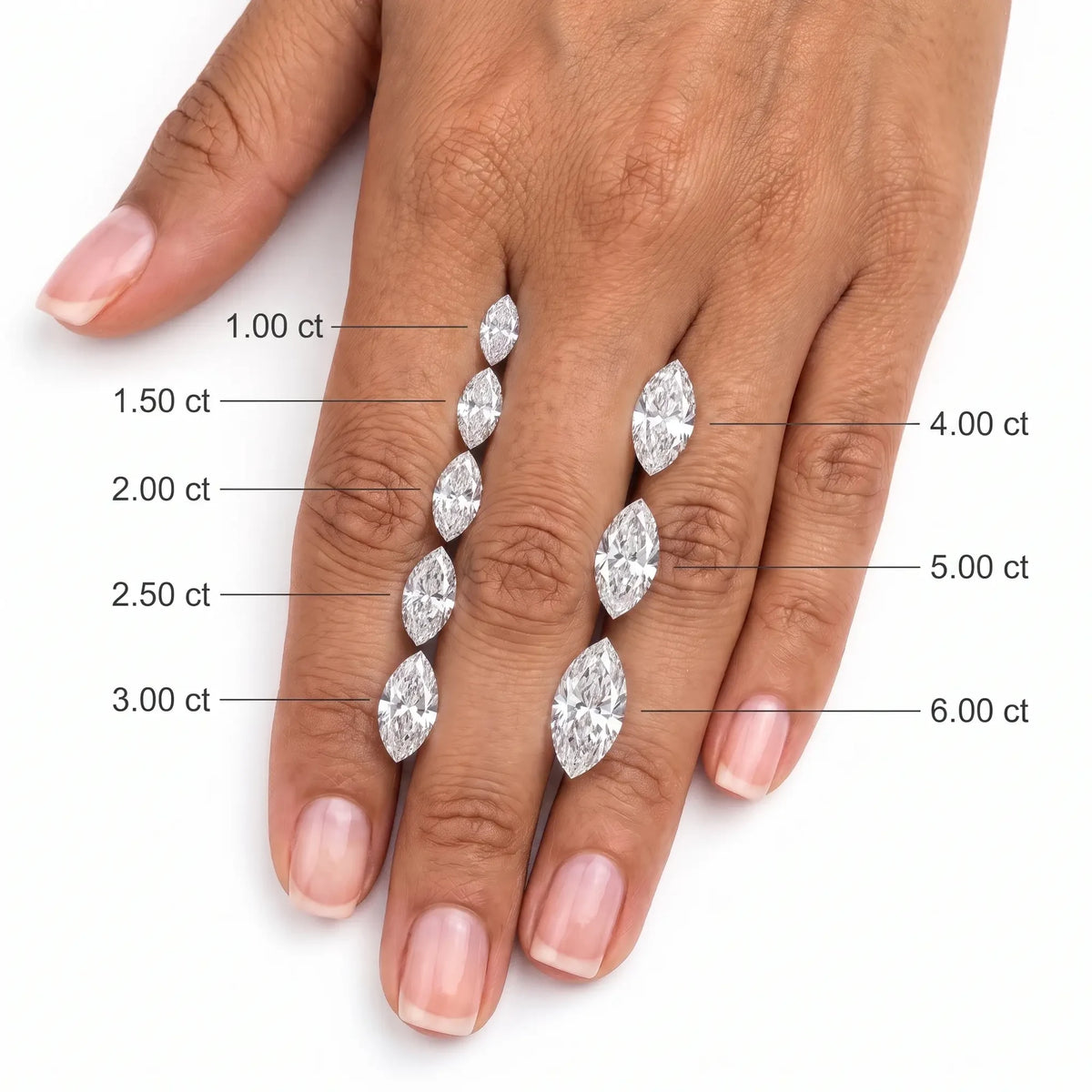 14 KT Yellow Gold Marquise Cut Diamond Claw Prong Solitaire Ring with French Pave Band - diamond shape